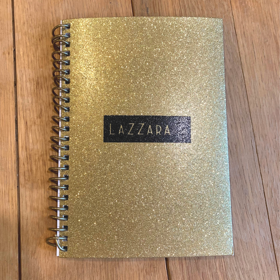 Lazzara Sparkly Notebook